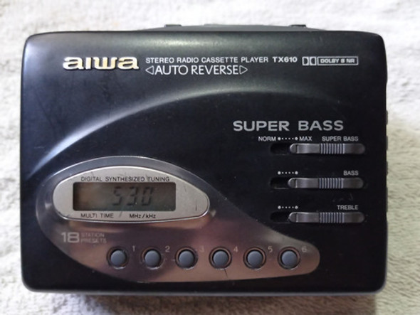Walkman Aiwa Hs-tx610 Con Ecualizador Y Dolby  Autoreverse 0