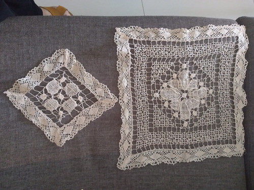 Toalhinha Renda Filé 40 Cm Por 40 Cm 0