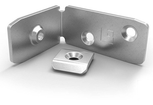 Escuadra Soporte Perfil Gola Grupo Euro Aluminio Mueble 0
