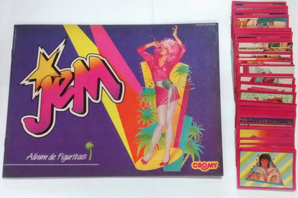 Jem Album De Figuritas Completo A Pegar Cromy 1986 0
