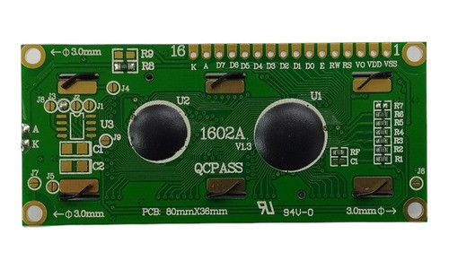 Display Lcd 16 X 2 Com Back Azul 1