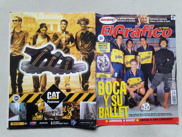 Revista El Gráfico Nº 4127 Suplemento Estrellas De Boca 1998 0
