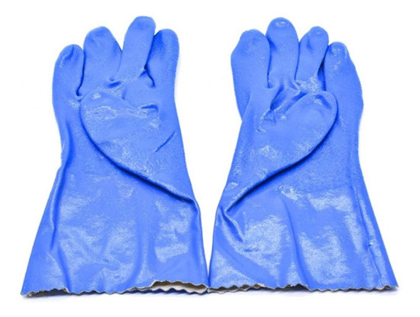 Guante De Pvc Azul Reforzado Ferton Gdp338 1 Guante De Pvc Azul Reforzado Ferton Gdp338 1