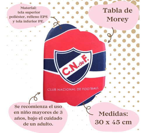 Tabla Morey 45 Cm Nacional Original Y Oficial 1