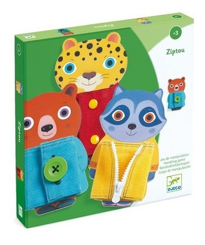 Ziptou Juego Primeros Aprendizajes Motricidad Fina Djeco 0