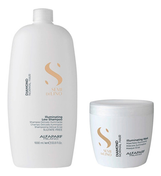 Kit Shampoo Y Máscara Diamond Alfaparf 1litro 0
