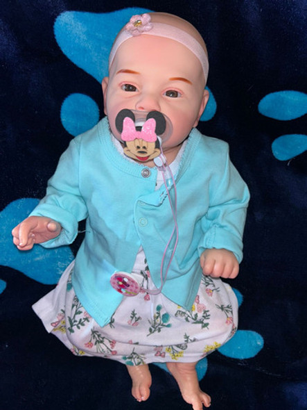 Bebé Reborn Con Accesorios 100% Silicone Artesanal Cod548 0