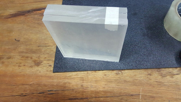 Placa Acrilico Cristal 10 Mm De Grosor Medida En 10cm X 10cm 0