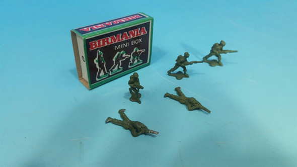 Antiguos Soldaditos De Plomo Birmania Minibox Caja Num.3 0 Antiguos Soldaditos De Plomo Birmania Minibox Caja Num.3 0