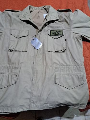Campera Alpha Industries M-65 Beige Usa 0