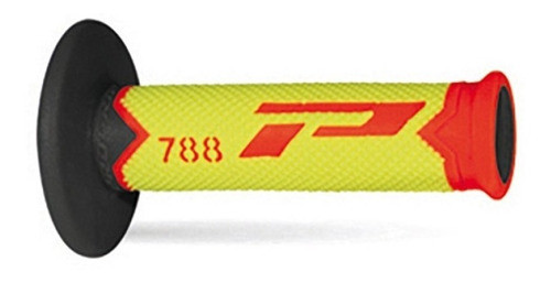 Puños Motocross Enduro Progrip 788 Gel Slim Rojo/am Avant 1
