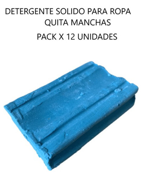 Detergente Solido En Barra Para Ropa Tipo Odex. Pack X 12 Un 0
