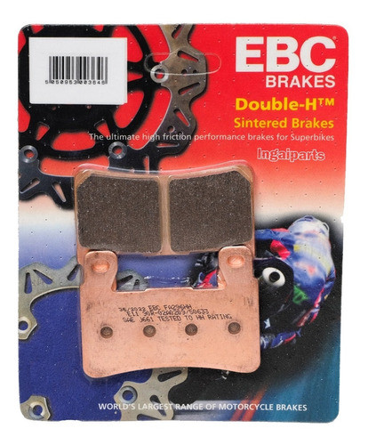 Pastilha De Freio Dianteira Ebc Flfbs Fat Boy  2015-2016 1