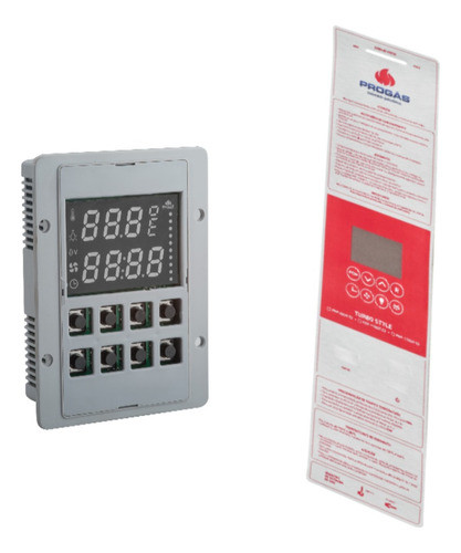 Kit Controlador Forno Turbo Progas Inv-12401 + Membrana Novo 0