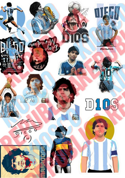 7 Planchas A4 Stickers Personalizados Leer Descripción 1