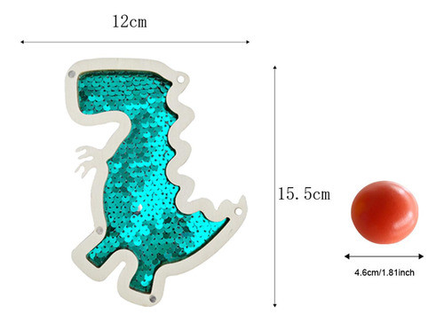 6 Peças Montessori De Madeira Arco-íris Dinossauro Verde 1