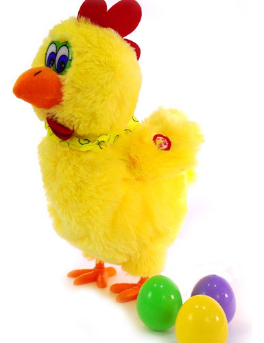 Peluche Gallina Con Sonido Y Moimientos 30cm Phi Phi Toys 0