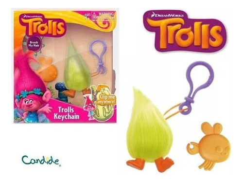 Trolls Mega Keychain Chaveiro Brinquedo 1