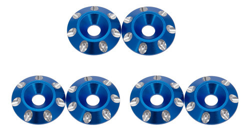 6 Arruelas De Parafusos Escareados Metal Tail Wing M3 Para 1 0