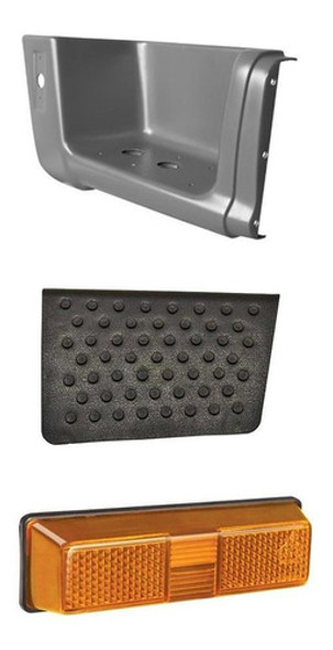 Estribo Ford Cargo 712 815 Lanterna E Tapete Ld 0