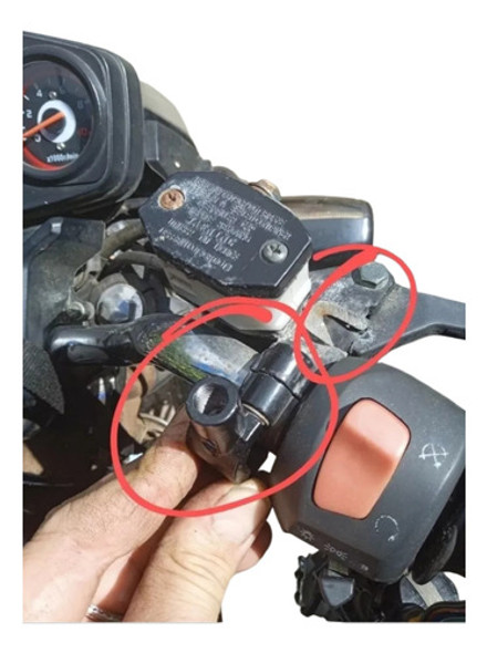 Soporte Abrazade De Espejo Para Moto O Salva Bomba De Freno 0