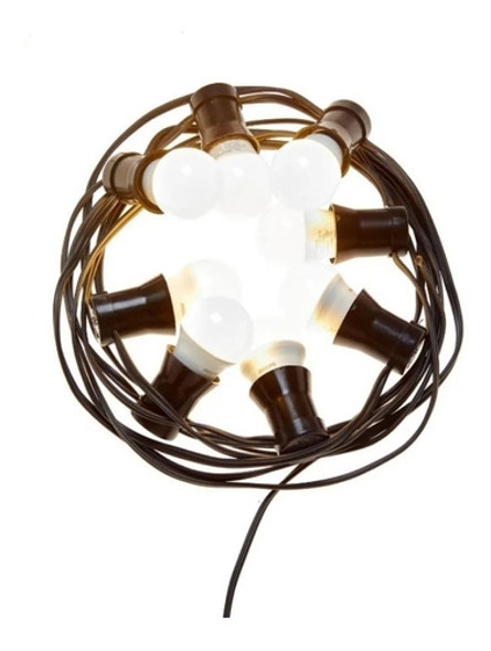 Guirnalda De Luces Led 10 Metros Opal Retro Vintage Kermesse 1