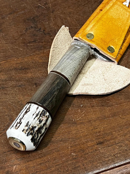 Cuchillo Criollo Artesanal Asado Ciervo | Disco Arado 24cm 1