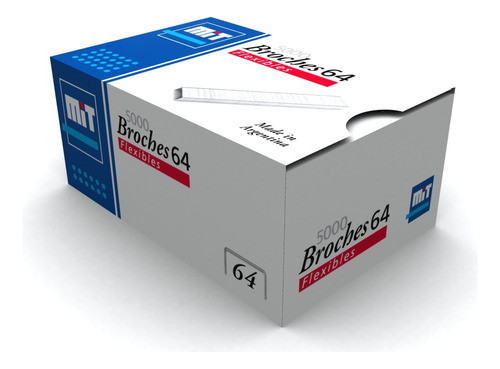 Broches Mit 64 Para Abrochadora (9 Cajas X5.000 Unidades) 0