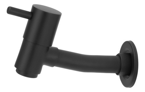 Torneira Link Black/preto Tanque/jardim/lavatório Reta Metal 0