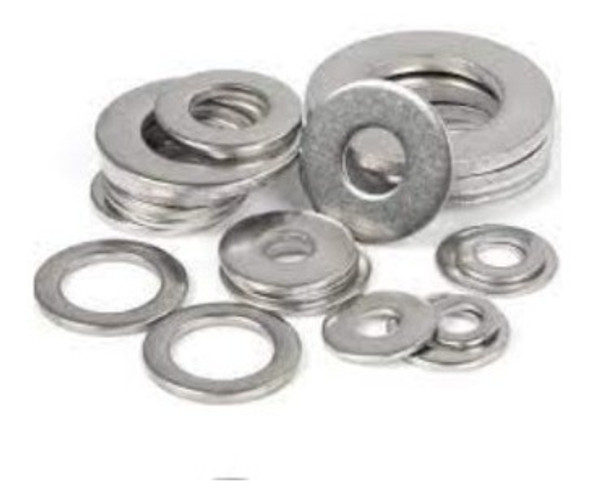 Arandela Plana 1/2 M12 Pulgada Acero Inoxidable X 10 Uni 1 Arandela Plana 1/2 M12 Pulgada Acero Inoxidable X 10 Uni 1