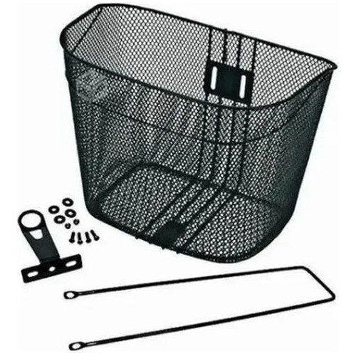 Canasto Enrejado Bicicleta R24 R26 + Portaequipaje Trasero 1