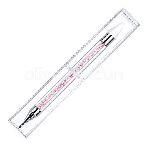 Lápiz Doble Para Recoger Strass Cristales Caviar 0
