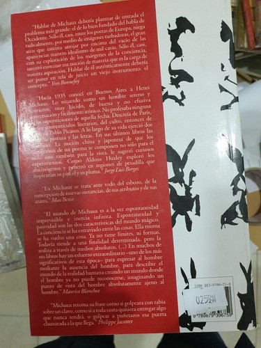 Libro:henri Michaux-antologia Poetica-1926-1986-ed.bilingue 1