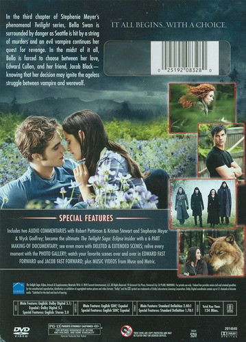 The Twilight Saga: Eclipse - Edición De 2 Dvd - De Usa 1