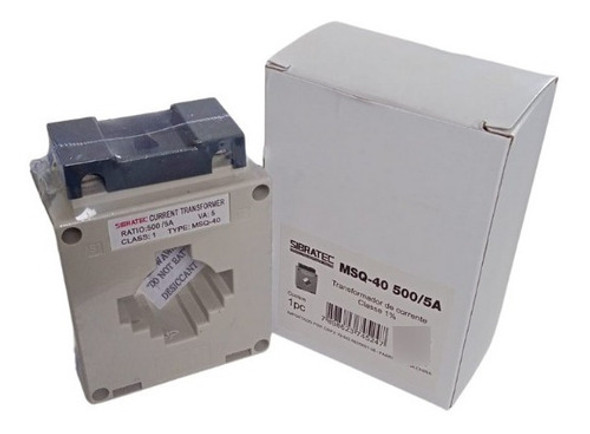 Tc Transformador De Corrente Classe 1 % Msq 40 500 Para 5a 1