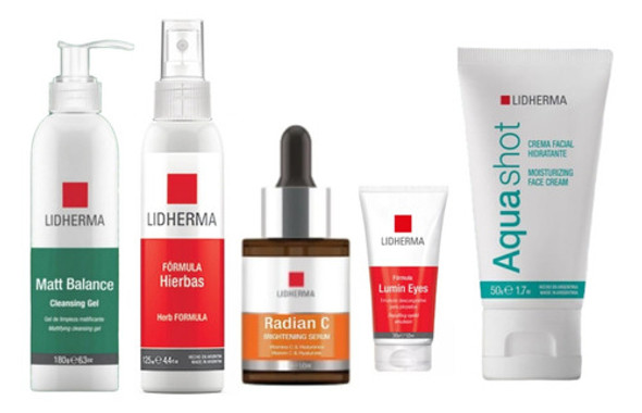 Kit Rutina Facial 5 Productos Piel Normal A Mixta Vitamina C 0