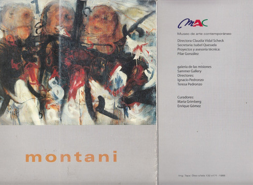 Arte Pinturas 1960-1992 Andres Montani Catalogo 2006 Uruguay 0