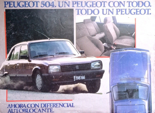 Peugeot 504 Folleto 0