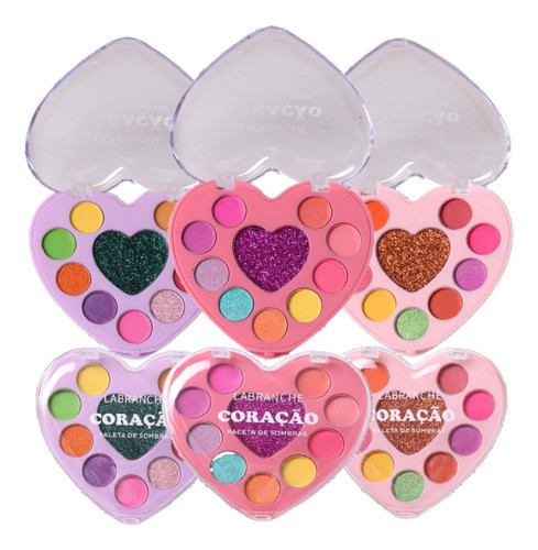3 Paleta De Sombras Coracao L2147 Labranche Atacado J 0
