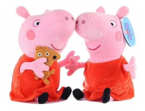 Peluche Pepa Ping-george Y Familia 25cm Hermosos X4uni 0
