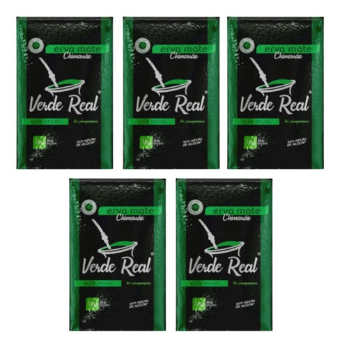 Kit 05 Ervas Mate Chimarrão Tradicional 1 Kg - Verde Real 0