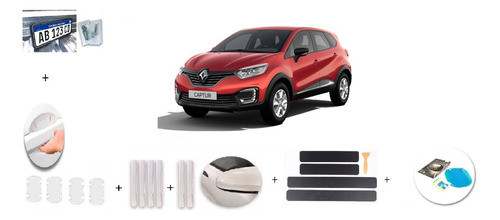 Combo De Accesorios De Protección Para Renault Captur 2016 0