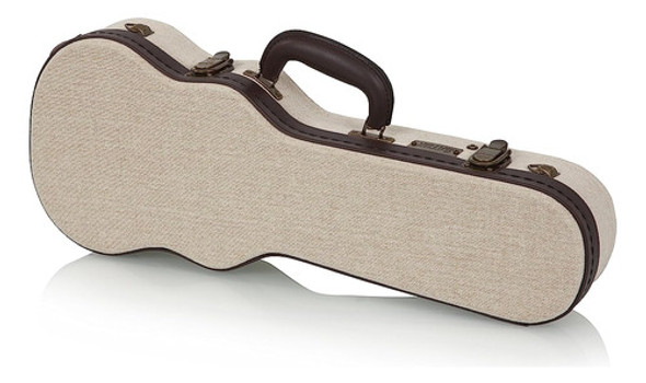 Gator Journeyman Series Deluxe Wood Case Para Ukeleles Sopra 0