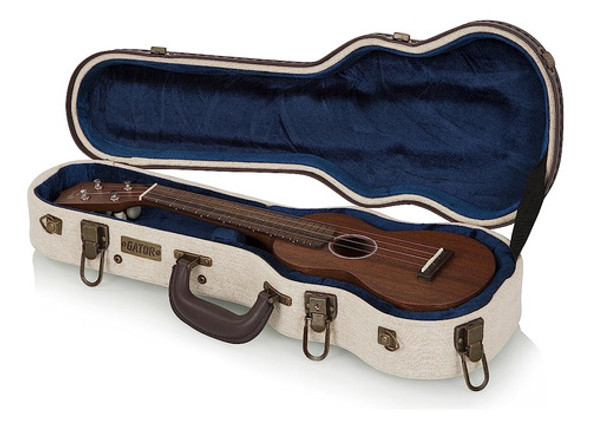 Gator Journeyman Series Deluxe Wood Case Para Ukeleles Sopra 1