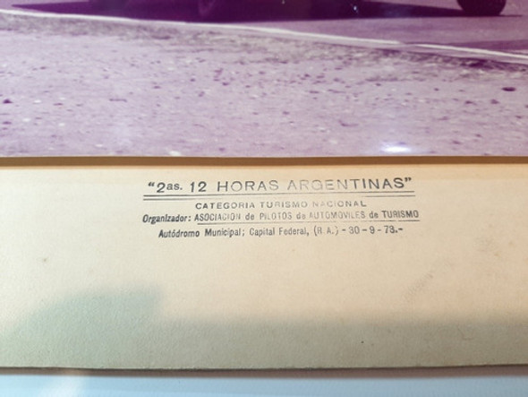 Turismo Carretera Antigua Foto Original Firmada  Ro 1203 1