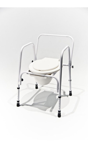 Eleva Inodoro Plegable Portatil Regulable Con Respaldo 120 K 1