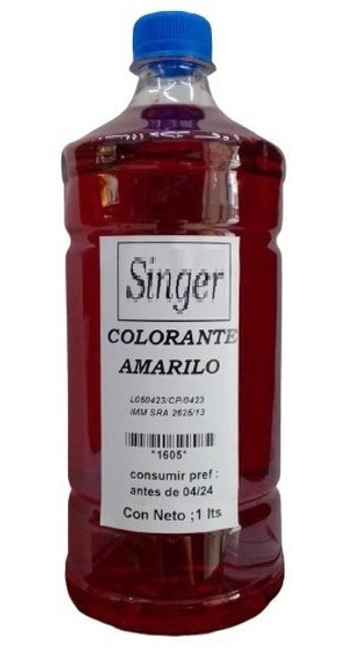 Colorante Amarillo Para Alimentos 1lt 0 Colorante Amarillo Para Alimentos 1lt 0