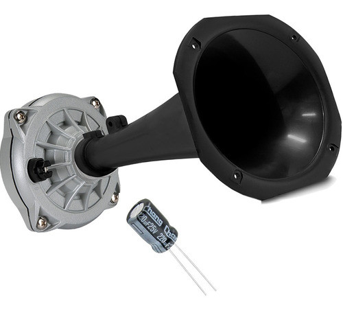 Combo Cornetas Para Autos + Driver Bd 250 Capacitor Blauline 0