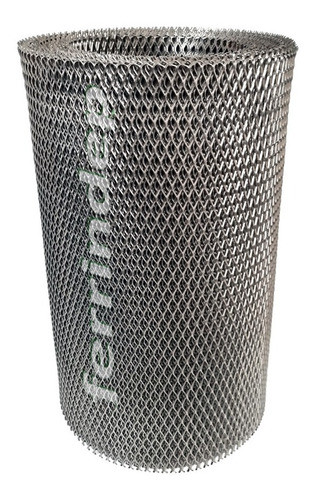 Malla Metál Romboidal Desplegado 8x17mm Rollo 50cm X 3mts 0