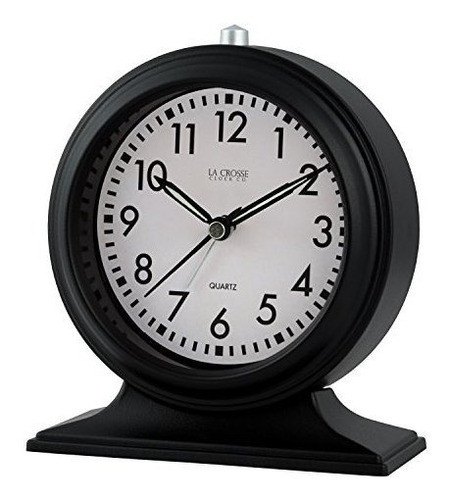 Lacrosse 617  3014 Mantel Reloj Despertador Color Negro 1